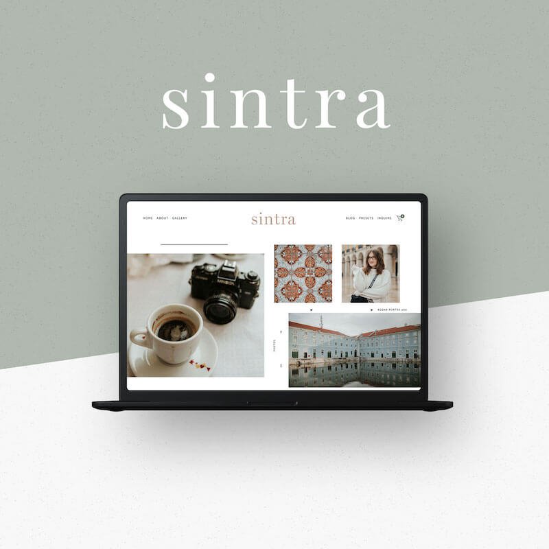Sintra Squarespace Template by Big Cat Creative