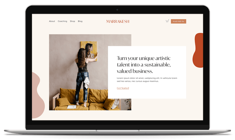 Marrakesh Squarespace Template by Station Seven