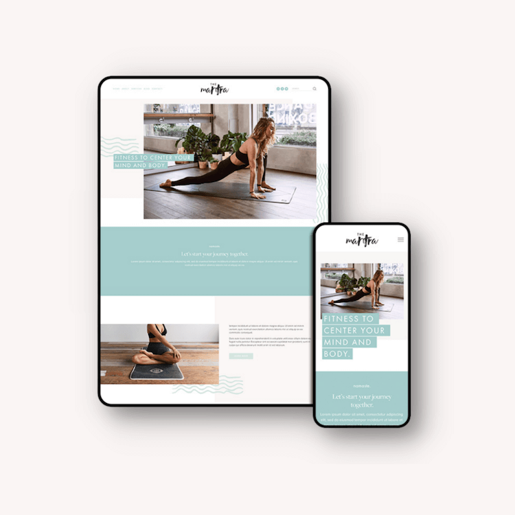Lit and Fit Squarespace Template by 23&amp;9 Creative