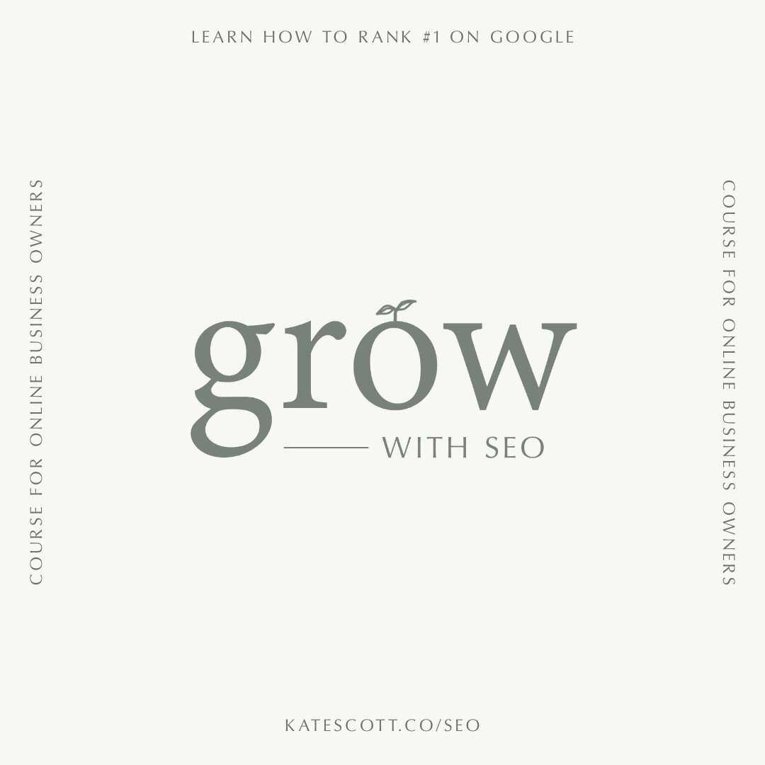 Grow with SEO is officially open for enrollment! 🎉
This course has everything you need to develop a rock-solid SEO strategy and sustainably grow your website traffic + business.
✅ 6 core modules that teach you all the things you need to know to ra