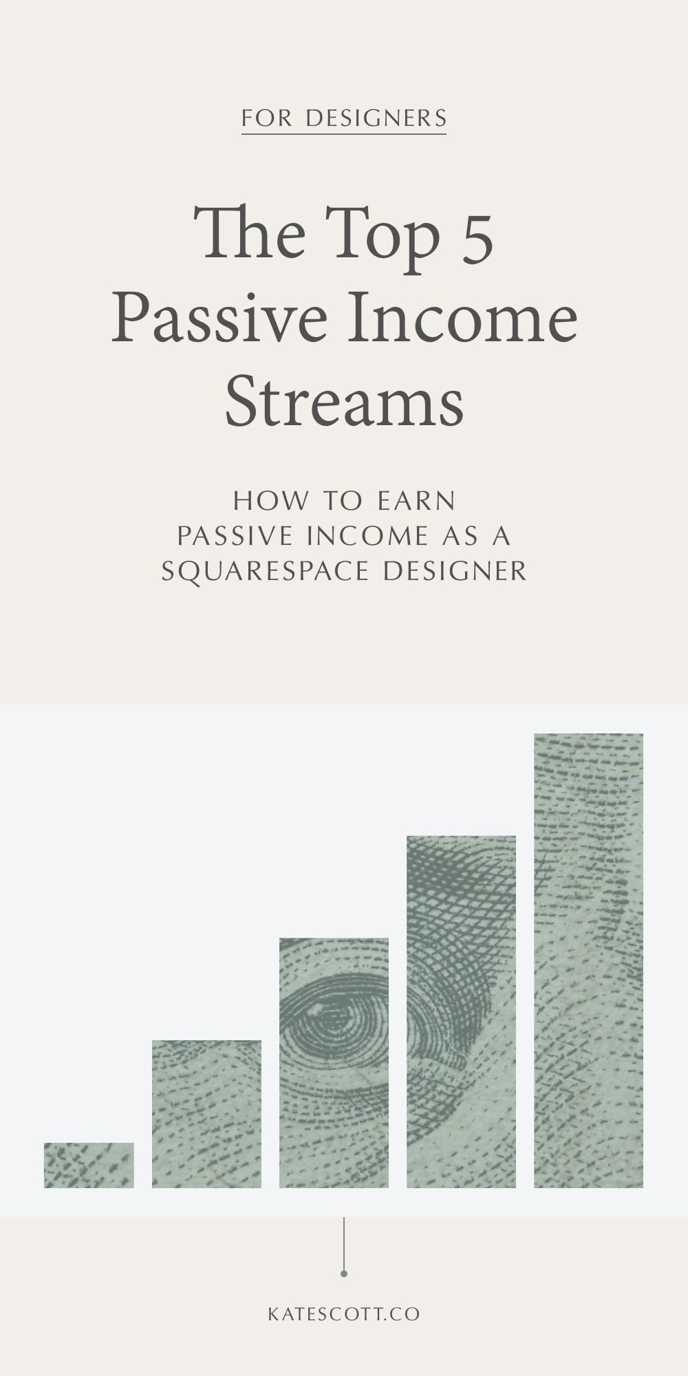 Ready to scale your design business? Try one of these 5 passive income ideas for Squarespace designers! | Scale Your Online Business | Scale Your Business | Passive Income Online | Passive Income for Beginners