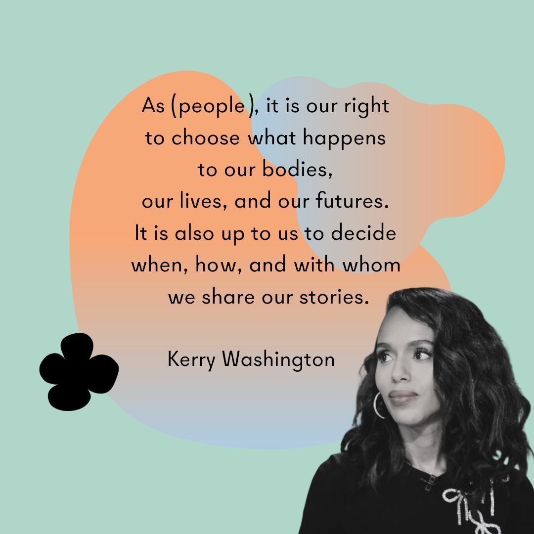 After keeping her abortion experience in her late twenties private, Kerry Washington decided to share her experience in her 2023 memoir, &quot;Thicker Than Water&quot;. 

After proudly portraying the first woman to have an abortion on network televis