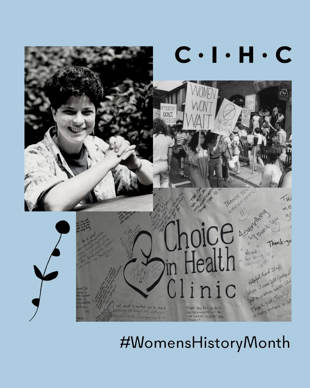 This Women's History month we want to honour our clinic's past as one of the first woman-run abortion clinic in Canada.

Choice in Health opened in 1988, the year our country's abortion law was struck down, and was led by a collective of women and ou