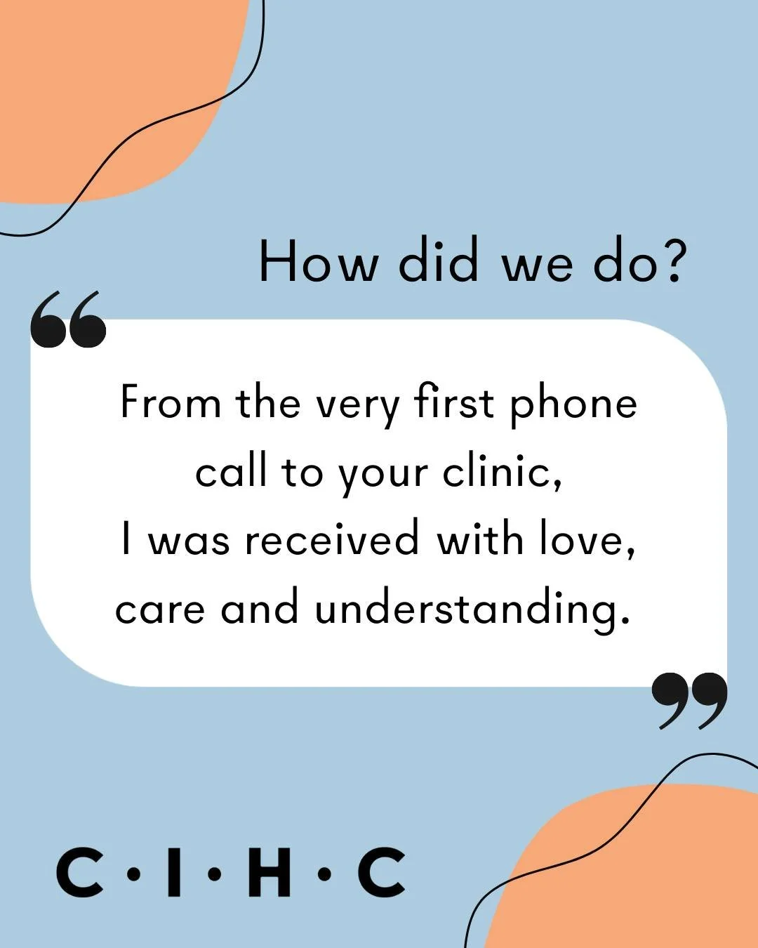 Whether you tell us in person, through our website, or on google, the time you take to give us feedback is important and we don't take it lightly.

Click the guide in our linktree to learn how to share an anonymous google review.
Your voice is valid.