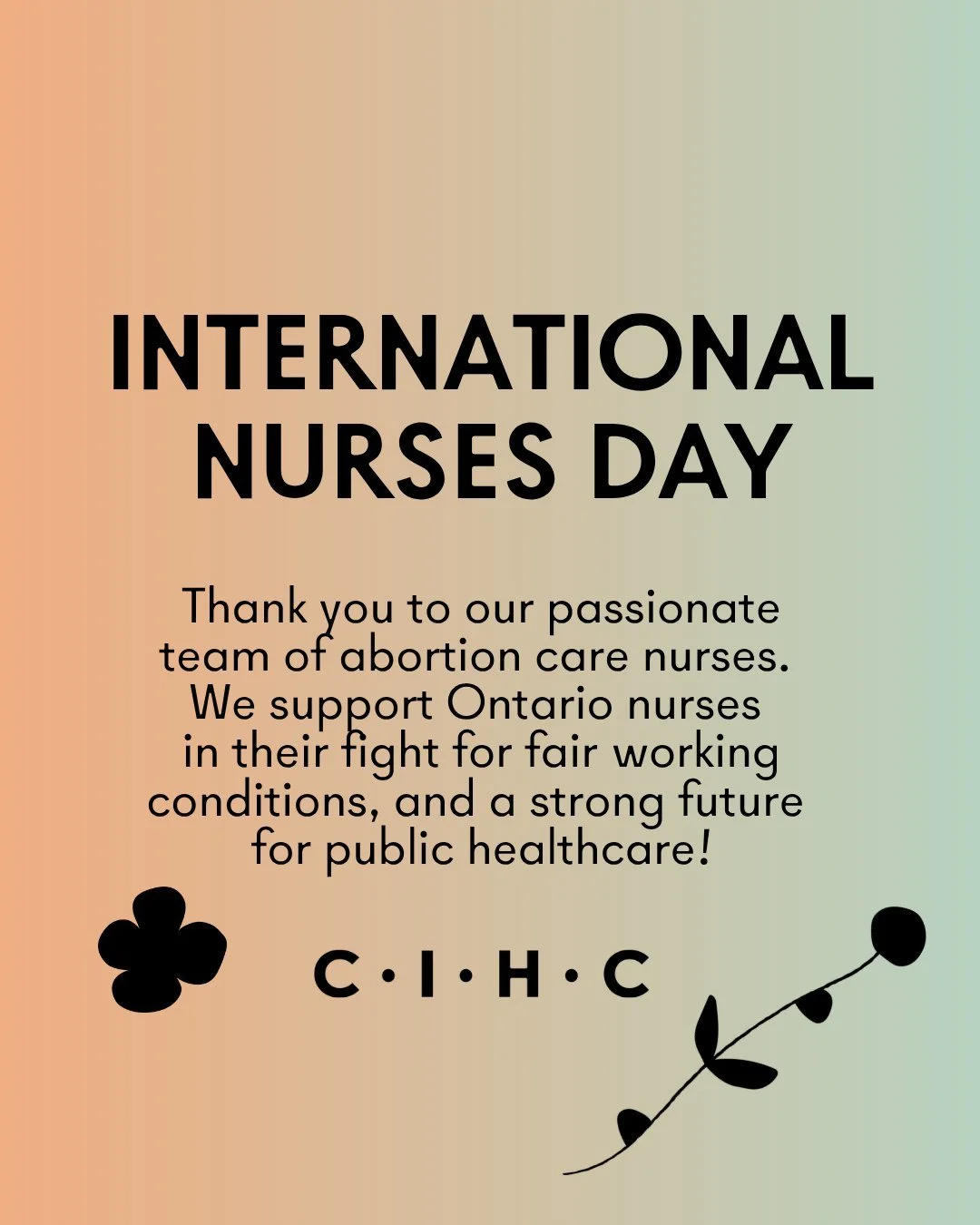 This #InternationalNursesDay, follow @ontario.nurses to find out how you can support calls for better staffing, wages and care in Ontario. It's critical for the health of everyone in Ontario that we pay attention and take action! 

We celebrate nurse