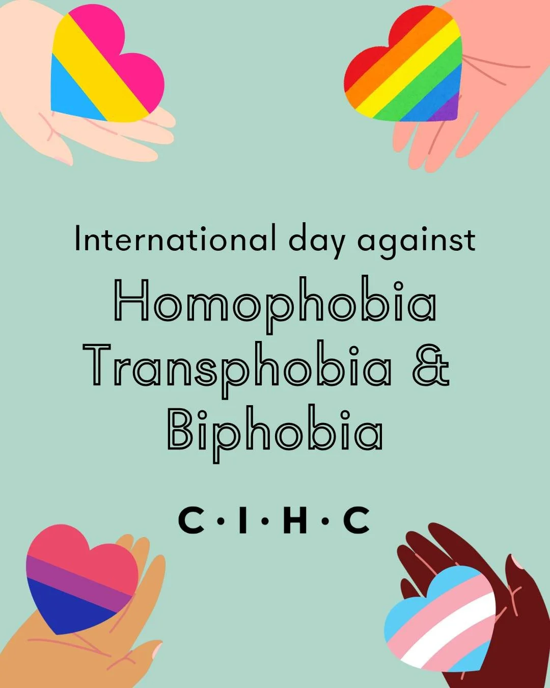 Today is the International Day Against Homophobia, Biphobia and Transphobia (IDAHOBIT) which represents a global moment of solidarity, mobilization and awareness. 

#IDAHOBIT originated in 1990, the year the WHO removed homosexuality from its Interna
