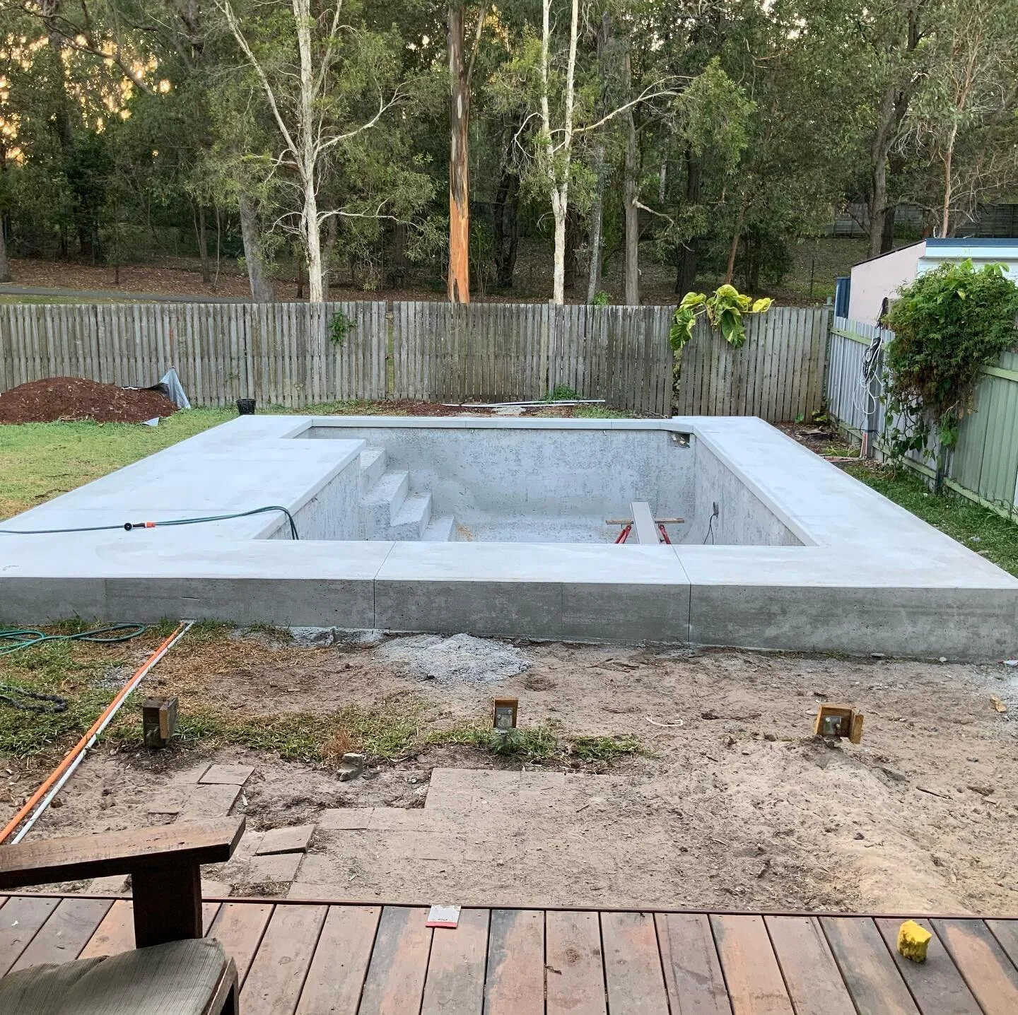 Getting there, big thanks to Tim and Dave @bigcountryconcrete1 for the awesome finish. Can&rsquo;t wait for the decks and #honedconcrete.