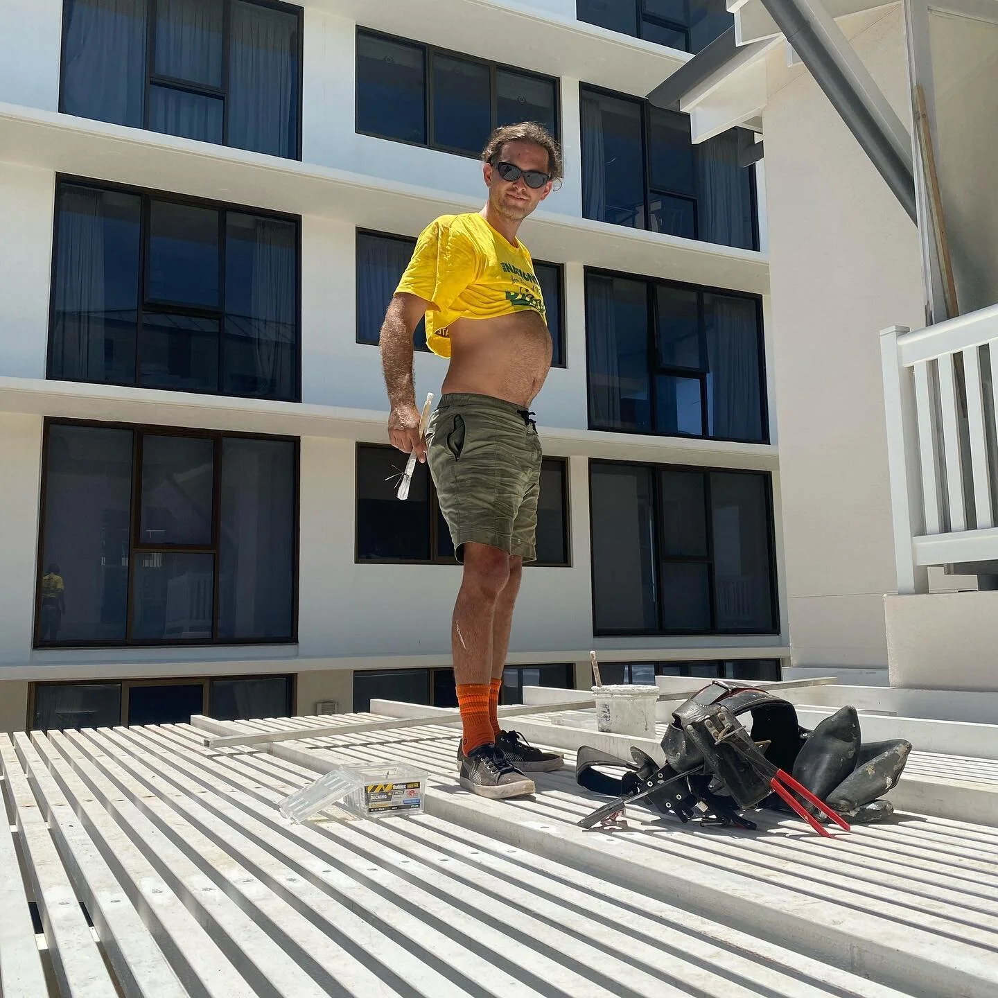 Nice to have @mitchdobell back on the team....never a dull moment😂