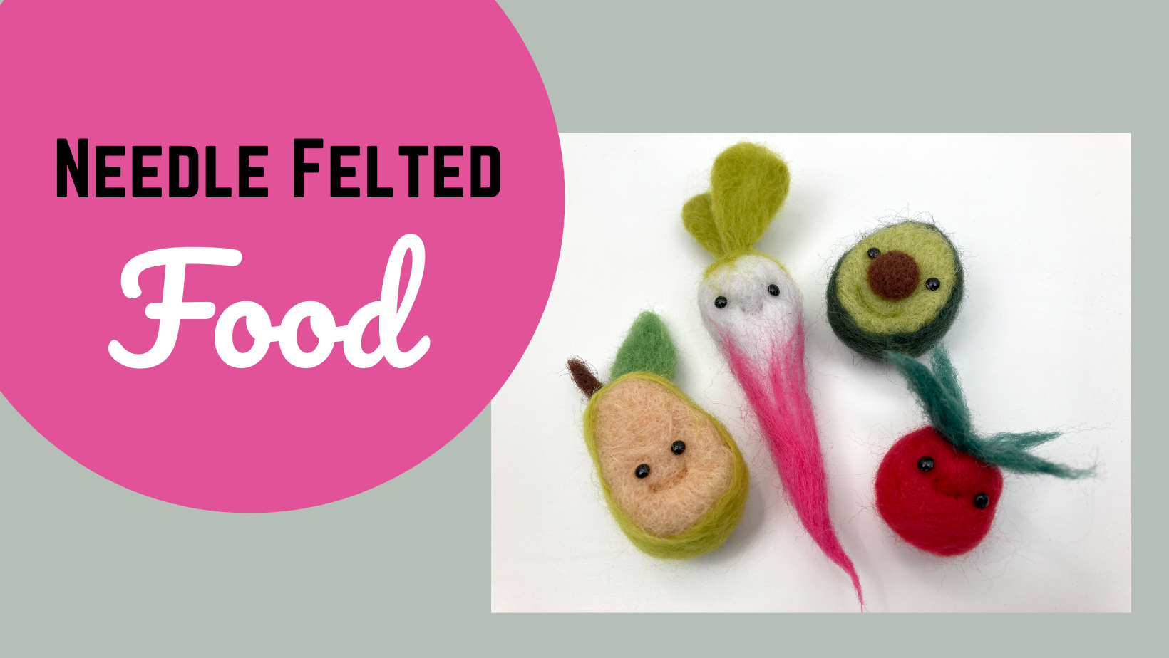 Needle Felted Food Bundle