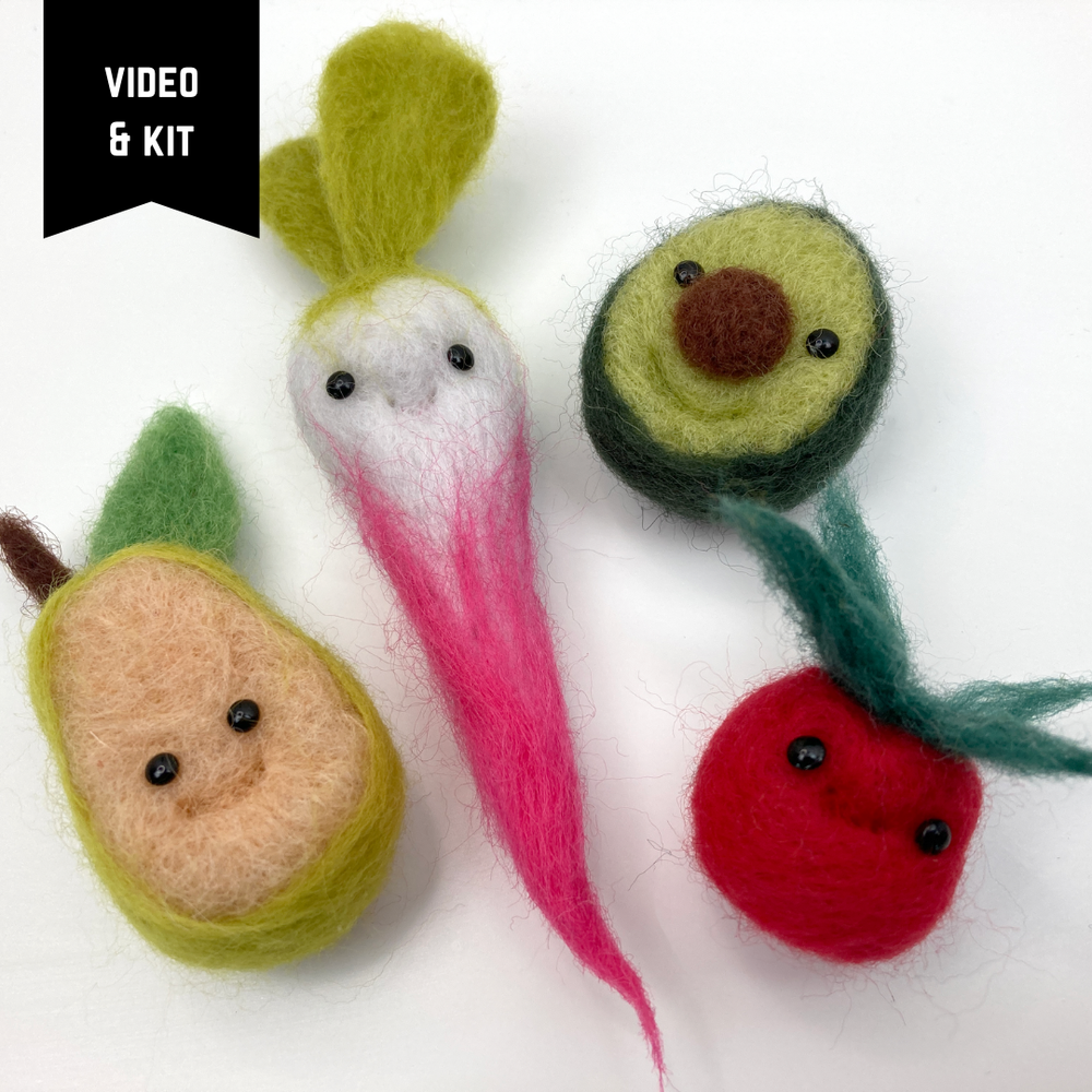 Needle Felted Food Video with Kit — Pop Up Art School