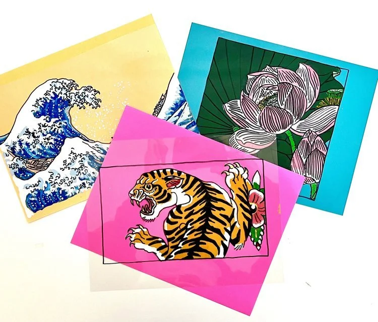 Reverse Painting • Brookline, MA Library