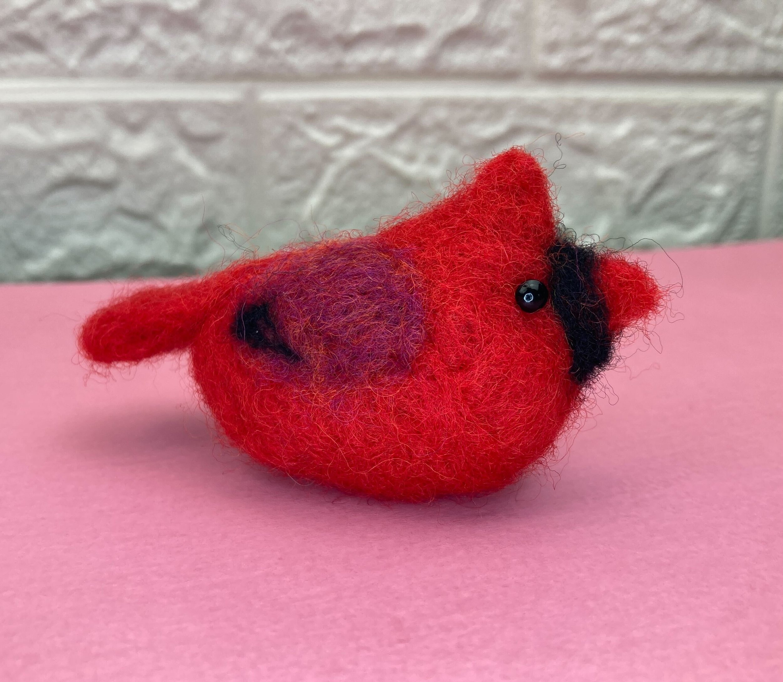 Felted Cardinal