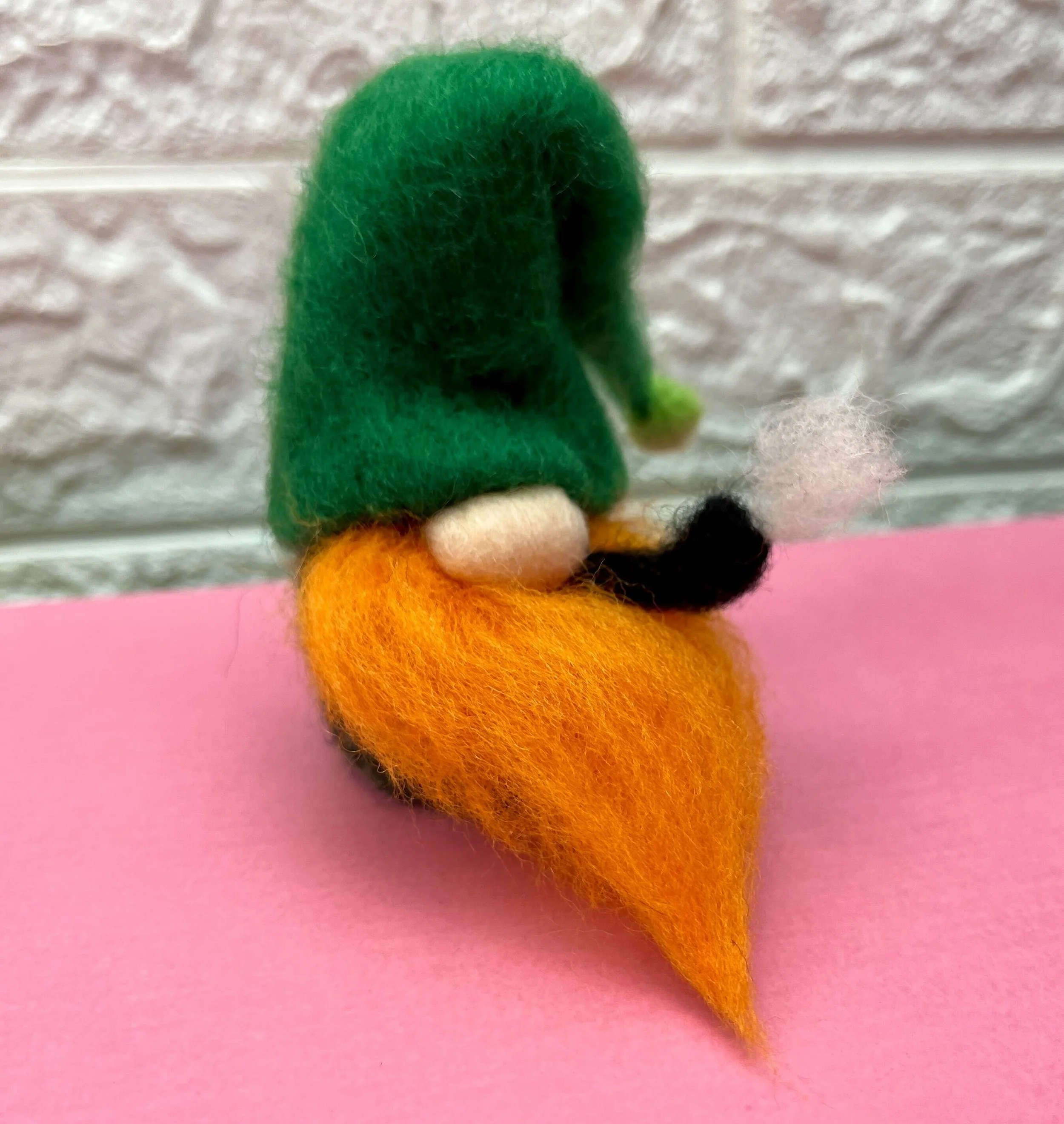 Felted Leprechaun Gnome