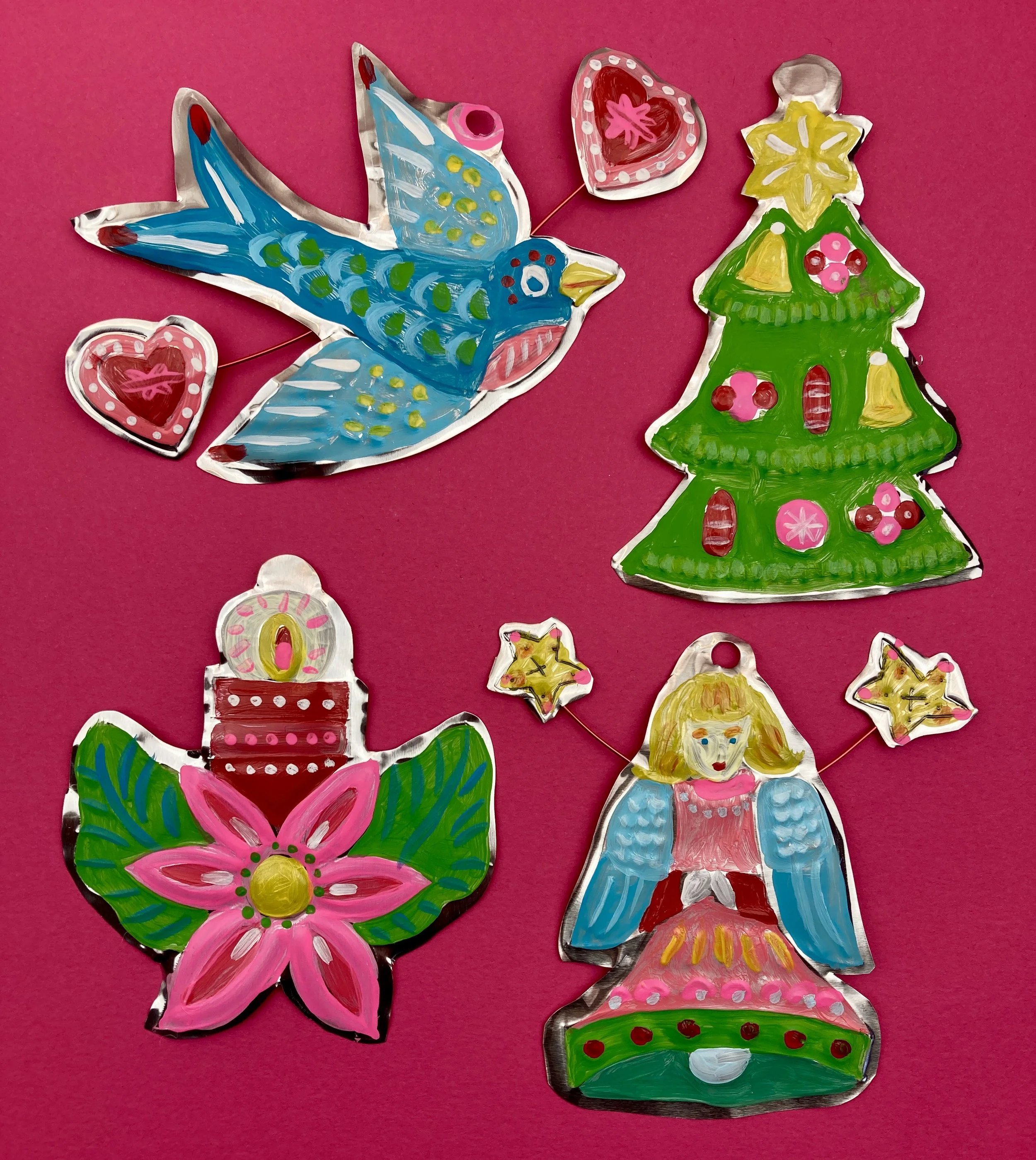 Holiday Tin Art • Foxborough, MA Library