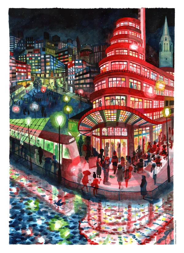 Flagey | 1h30 urban sketching tour on Sunday 26 July FR/EN
