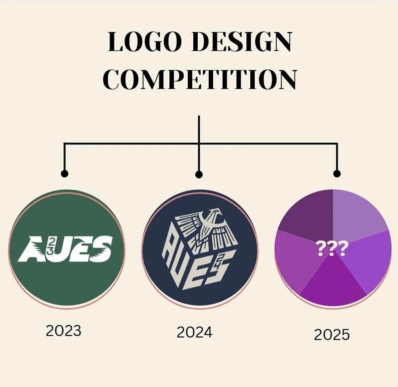 Calling all creatives and AUES supporters!!

The AUES Logo Competition is back for another year. Will the eagle soar once more, or is it time for a fresh new look? 🦅 Either way, we want your designs to take center stage.

The winner will receive a F