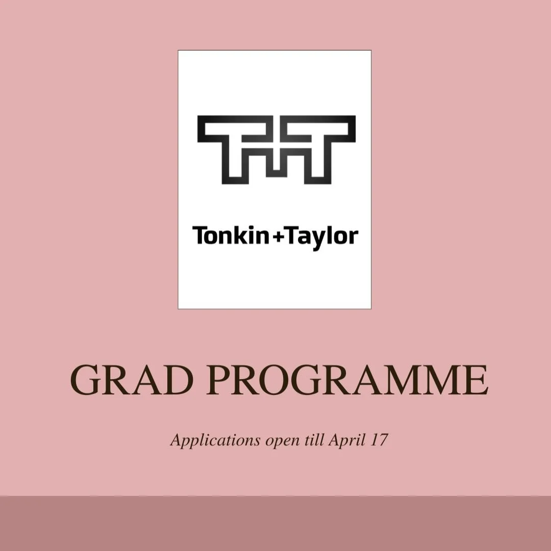 Tonkin + Taylor&rsquo;s 2027 graduate applications are now open!

Applications will run until Friday 17th April, and assessment days will be hosted in mid-April.

Swipe to see how Tonkin + Taylor can grow your career and the timelines for grad applic