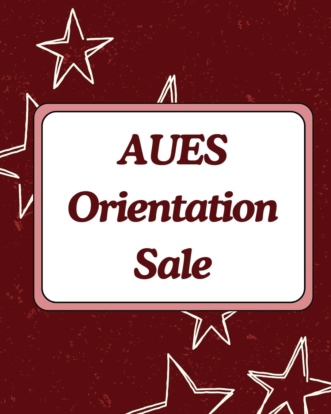 Less than a week until uni and AUES are back in session!&nbsp;

Our orientation sale will go live Sunday 1 March and run until 12 March.

You can find us and grab your ID sticker (needed for free steins 👀) and member T-shirt at:

&nbsp;&bull; UoA Cl