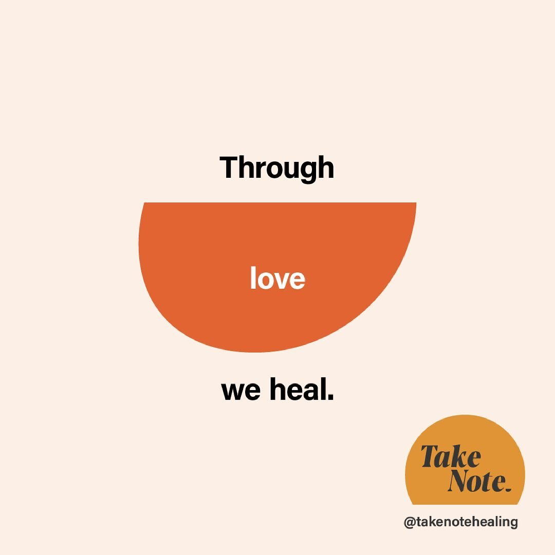 Follow ✨ @takenotehealing for more. 

Through love we heal.
Through hurt we heal.
Through perseverance we heal.
Through consistency we heal.
Through awareness we heal.
Through connection we heal.
Through detachment we heal.
Through acceptance we heal