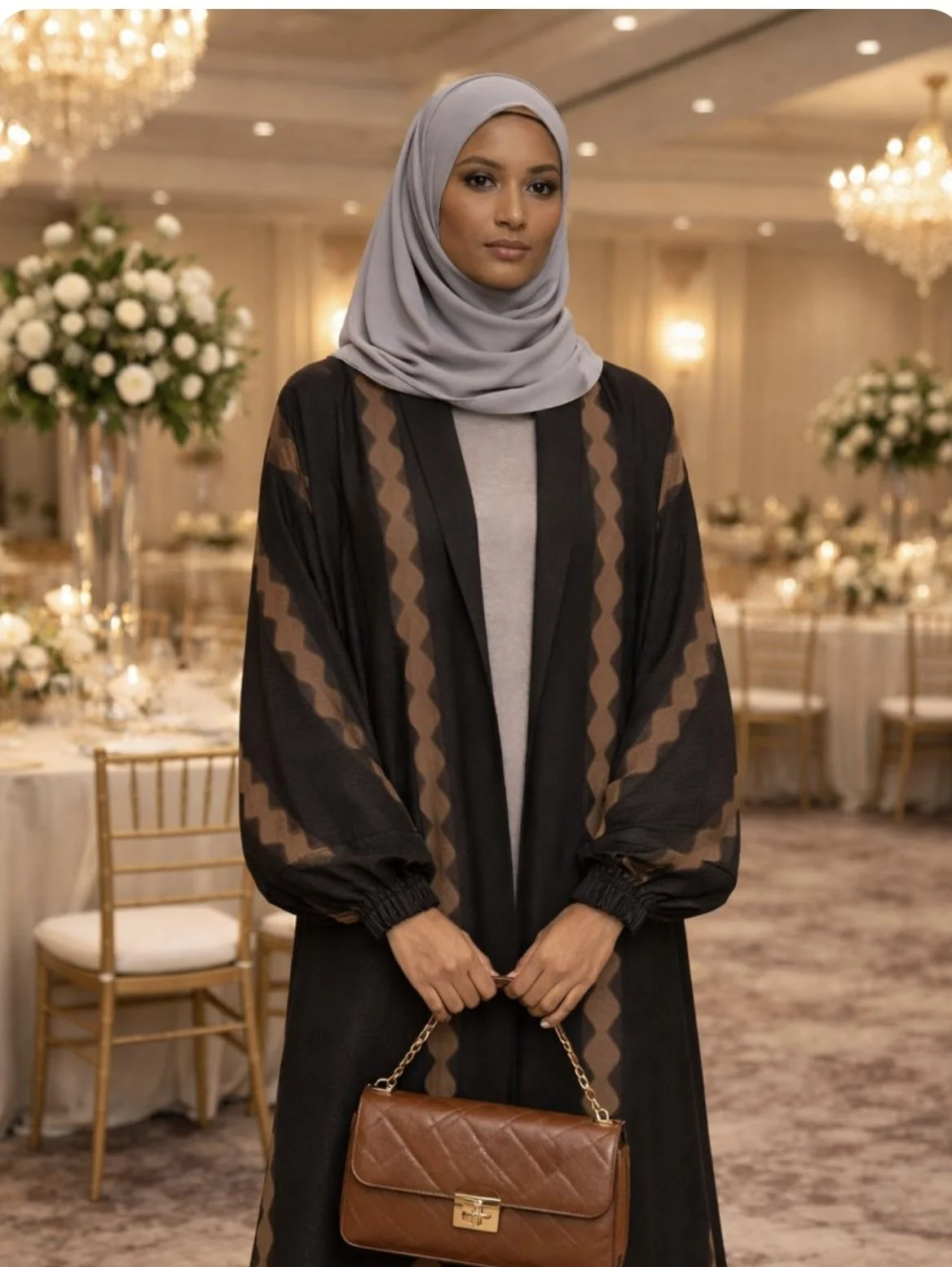 Miraj Two Piece Linen Abayah