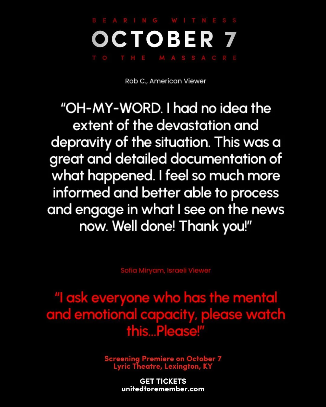 &ldquo;OH-MY-WORD. I had no idea the extent of the devastation and depravity of the situation. This was a great and detailed documentation of what happened. I feel so much more informed and better able to process and engage in what I see on the news 
