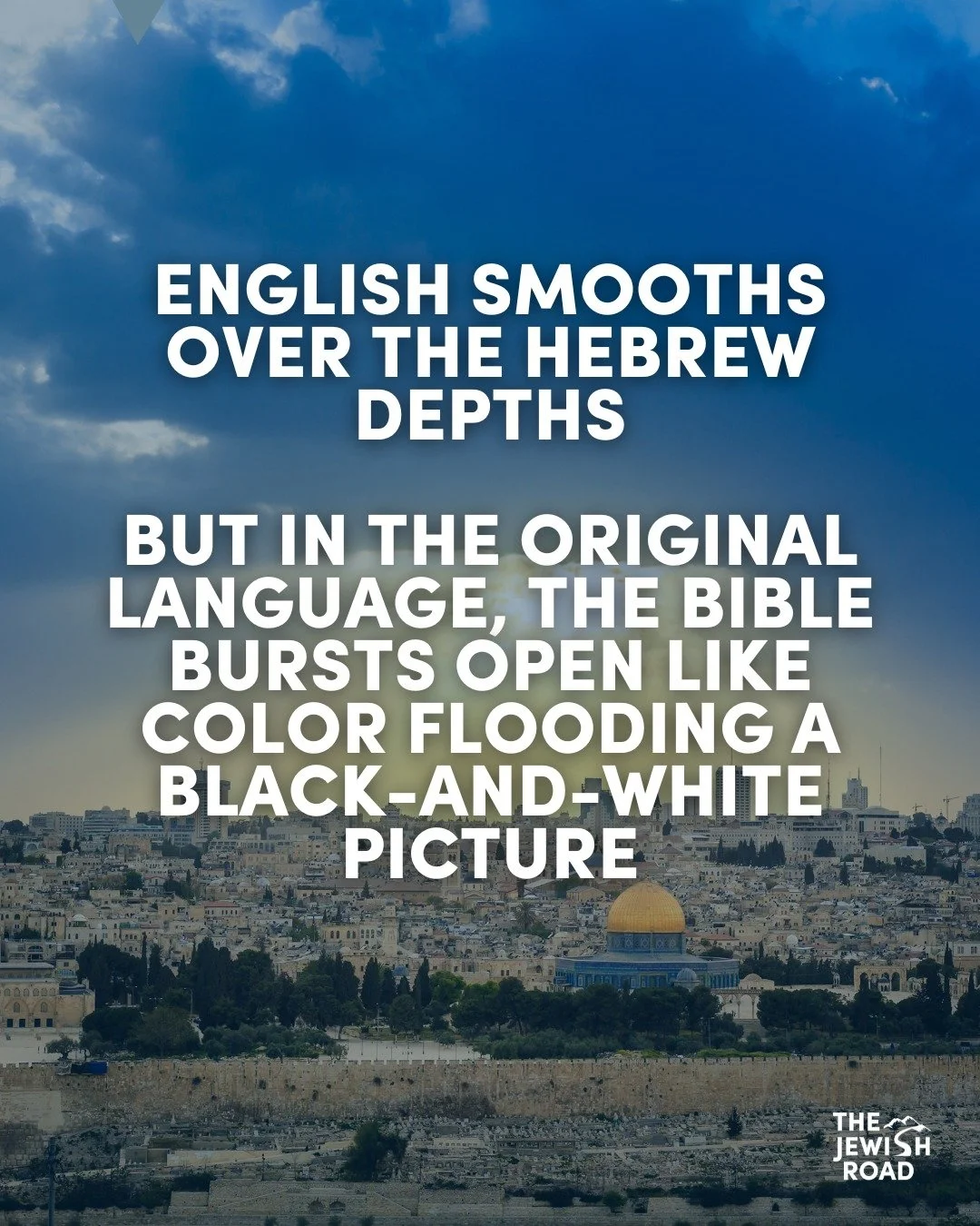 Most of us don&rsquo;t know the problem we have when reading the Bible. We read words like &ldquo;hope,&rdquo; &ldquo;love,&rdquo; or &ldquo;faith&rdquo; and assume we know what they mean. But English smooths over the Hebrew depths. Once you glimpse 