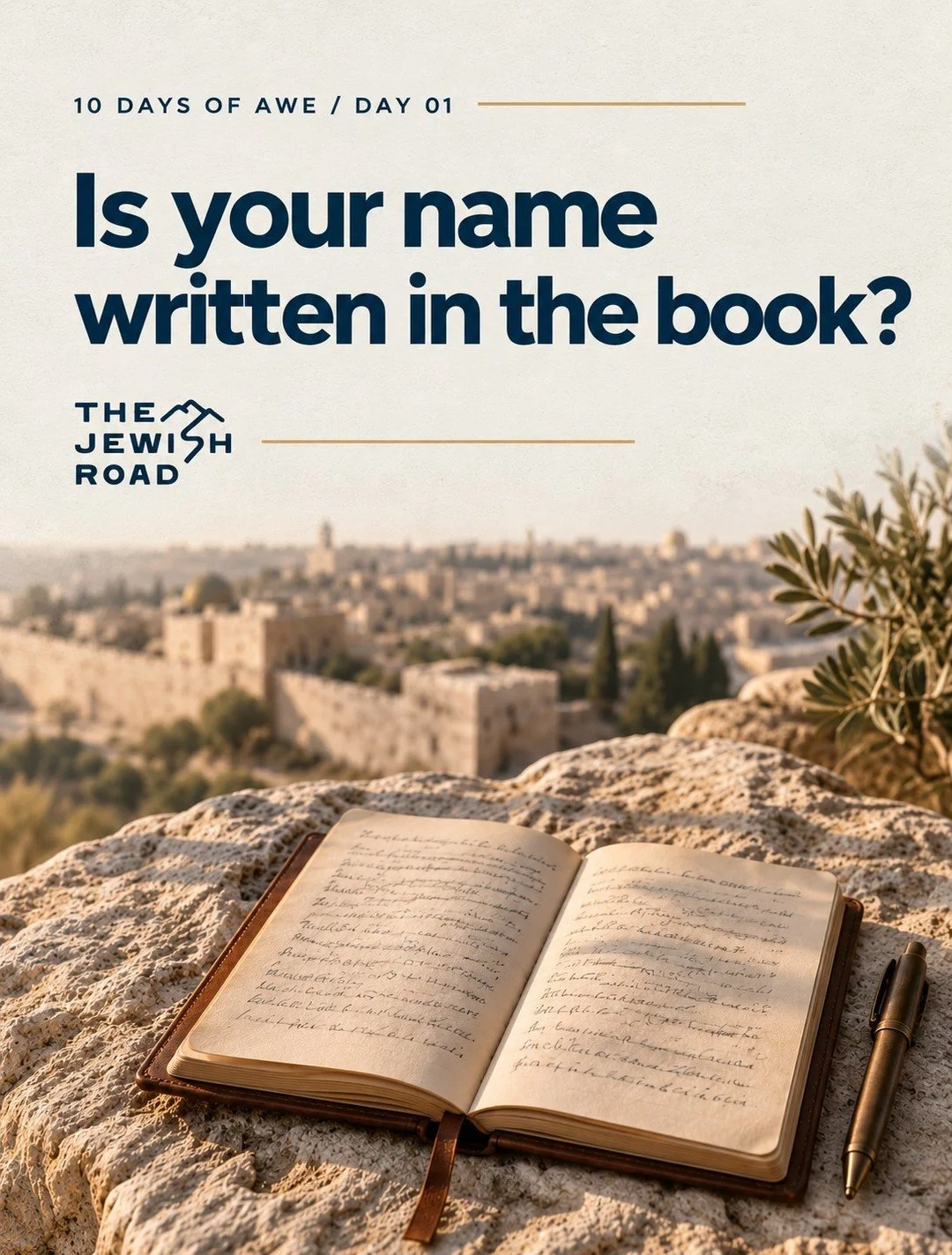 Is your name written in the book?

That question sits near the heart of the High Holy Days.

In Jewish tradition, this season carries the weight of reflection, repentance, and being written in the Book of Life. For followers of Jesus, it reminds us t