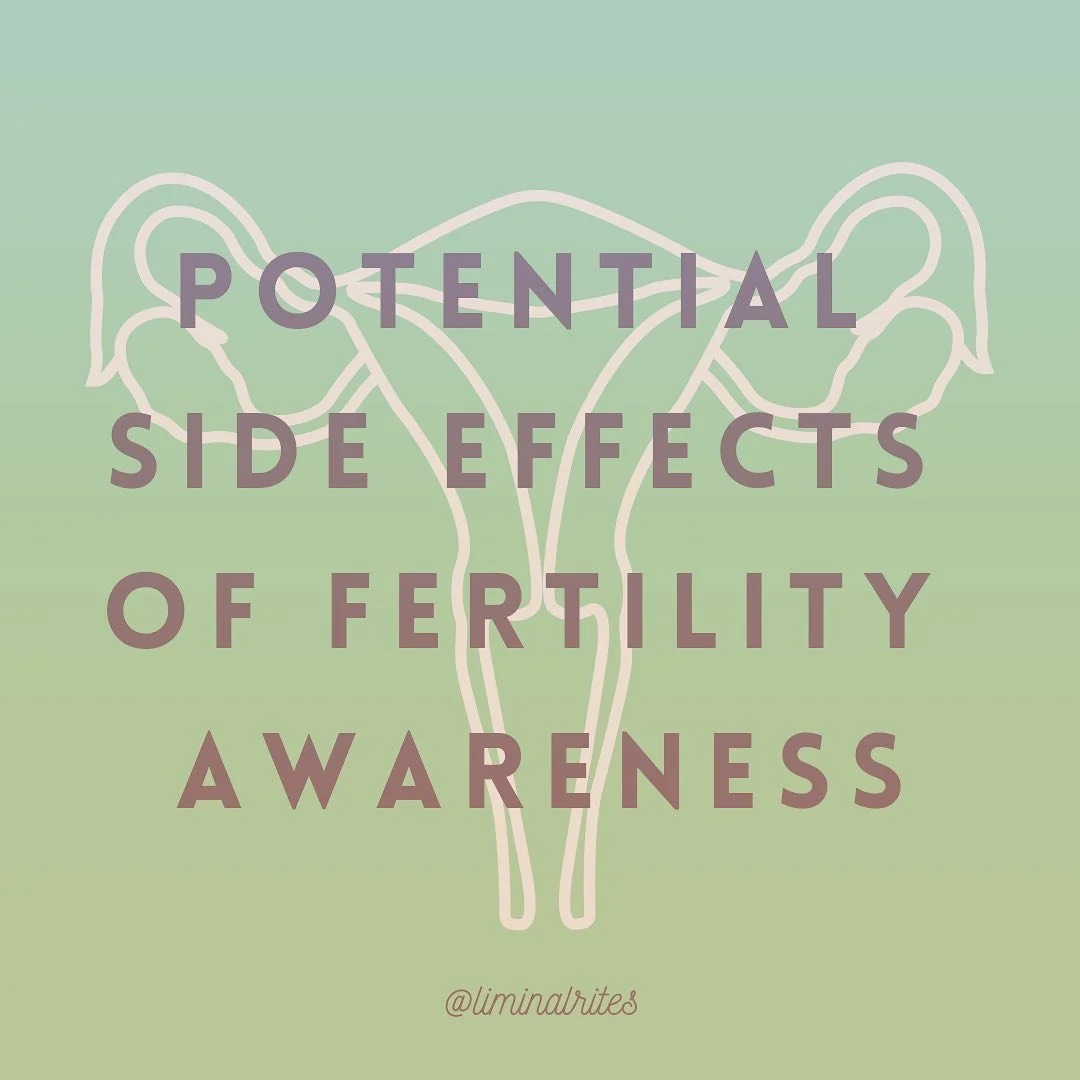 #blackboxwarning 

Potential side effects of Fertility Awareness Method may include:

🩸Resting While you Bleed

If you know when to expect your blood, you can avoid making social plans or taking on extra obligations in advance. You may take advantag