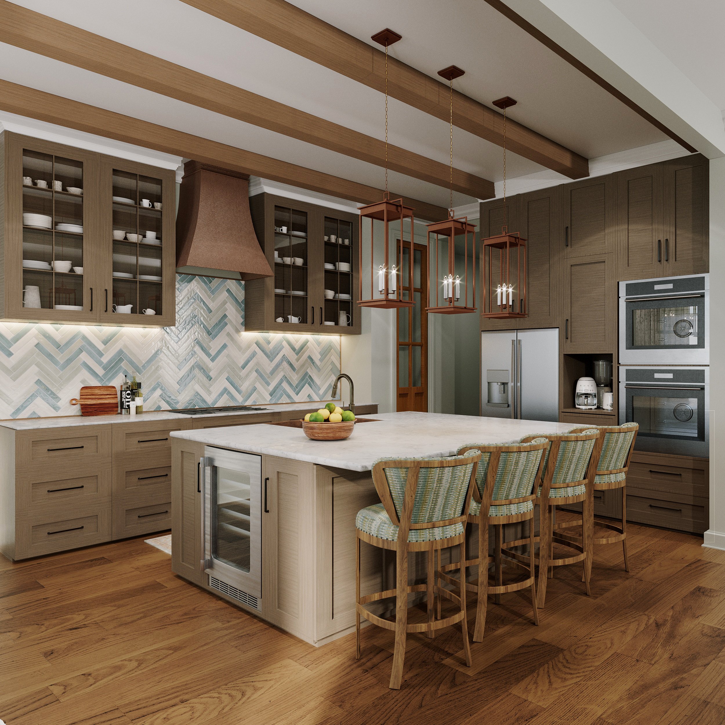 This custom kitchen renovation showcases timeless design, custom cabinetry, premium finishes, and enhanced functionality. Thoughtful planning transformed an outdated kitchen into a beautiful, modern space tailored to the homeowner's lifestyle.