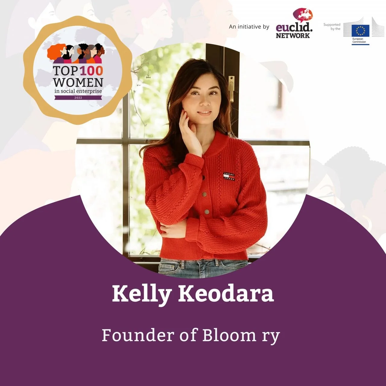 Founder Kelly Keodara is named Top 100 Women in Social Enterprise