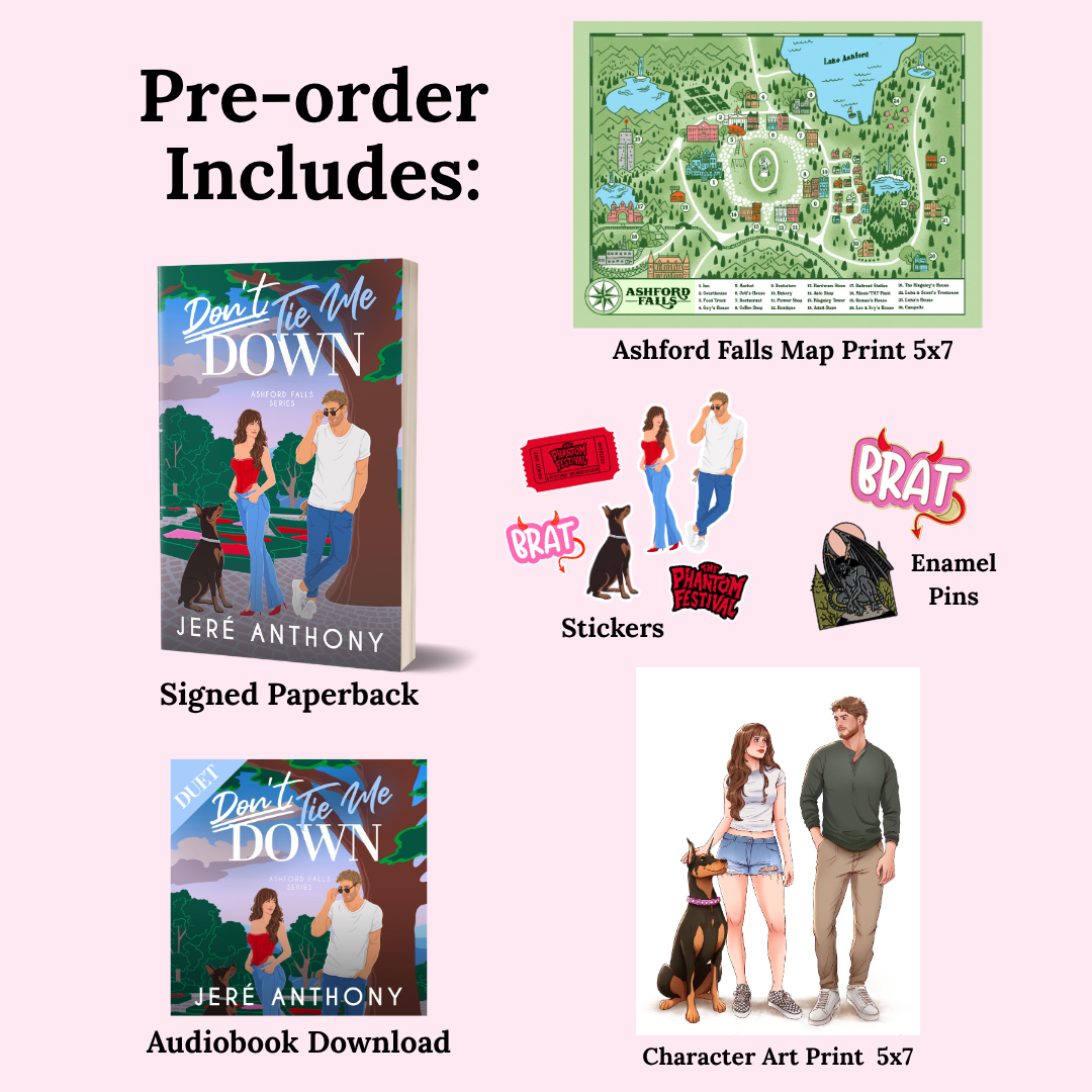 Don't Tie Me Down - Signed Paperback PREORDER + Audiobook