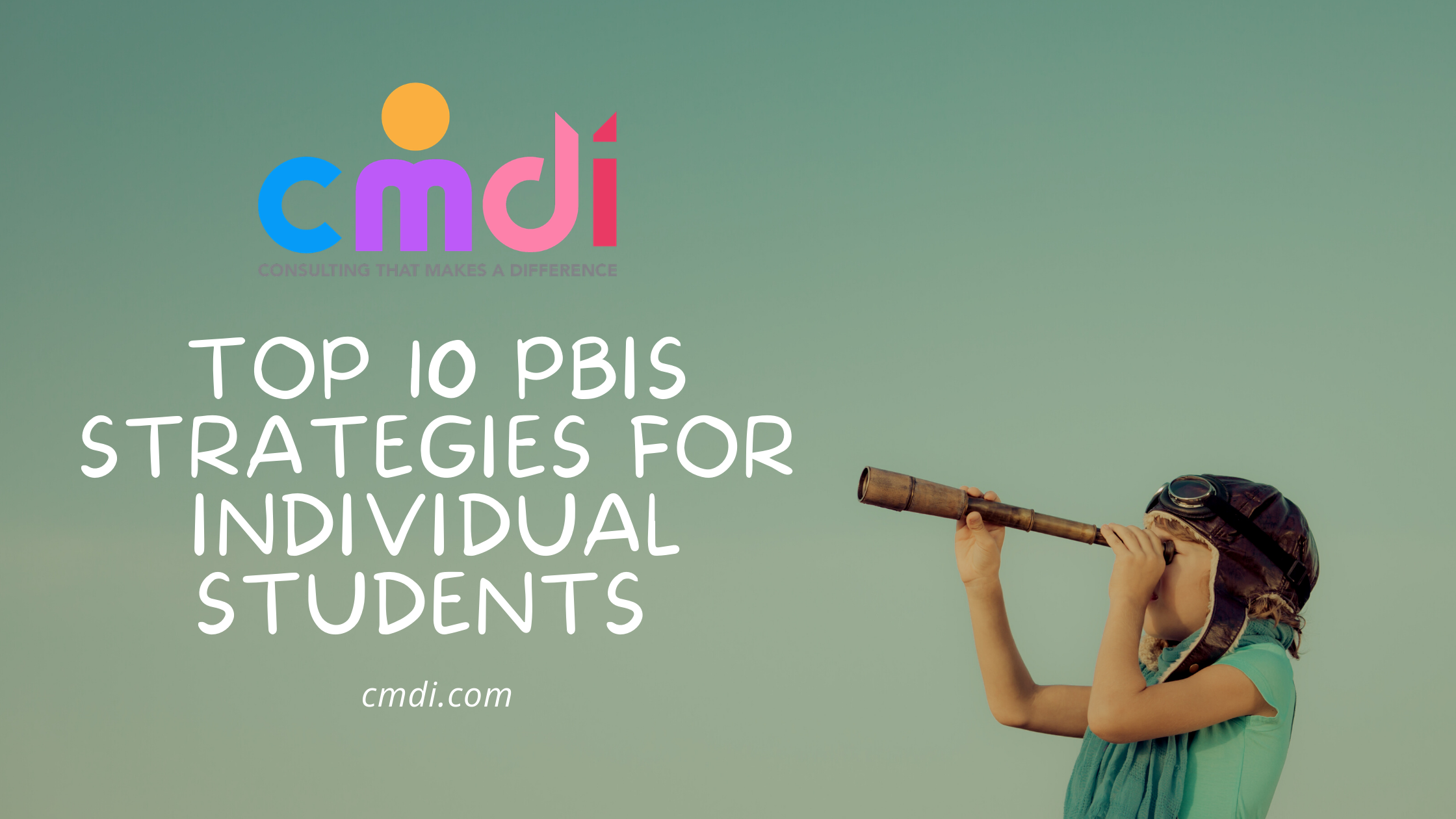 Top 10 PBIS Strategies for Individual Students; Preventing the sky from falling…