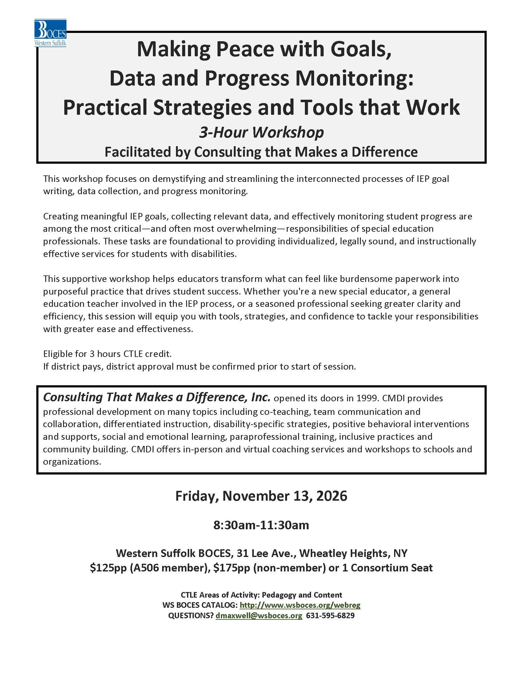 Making Peace with Goals, Data and Progress Monitoring:  Practical Strategies and Tools that Work