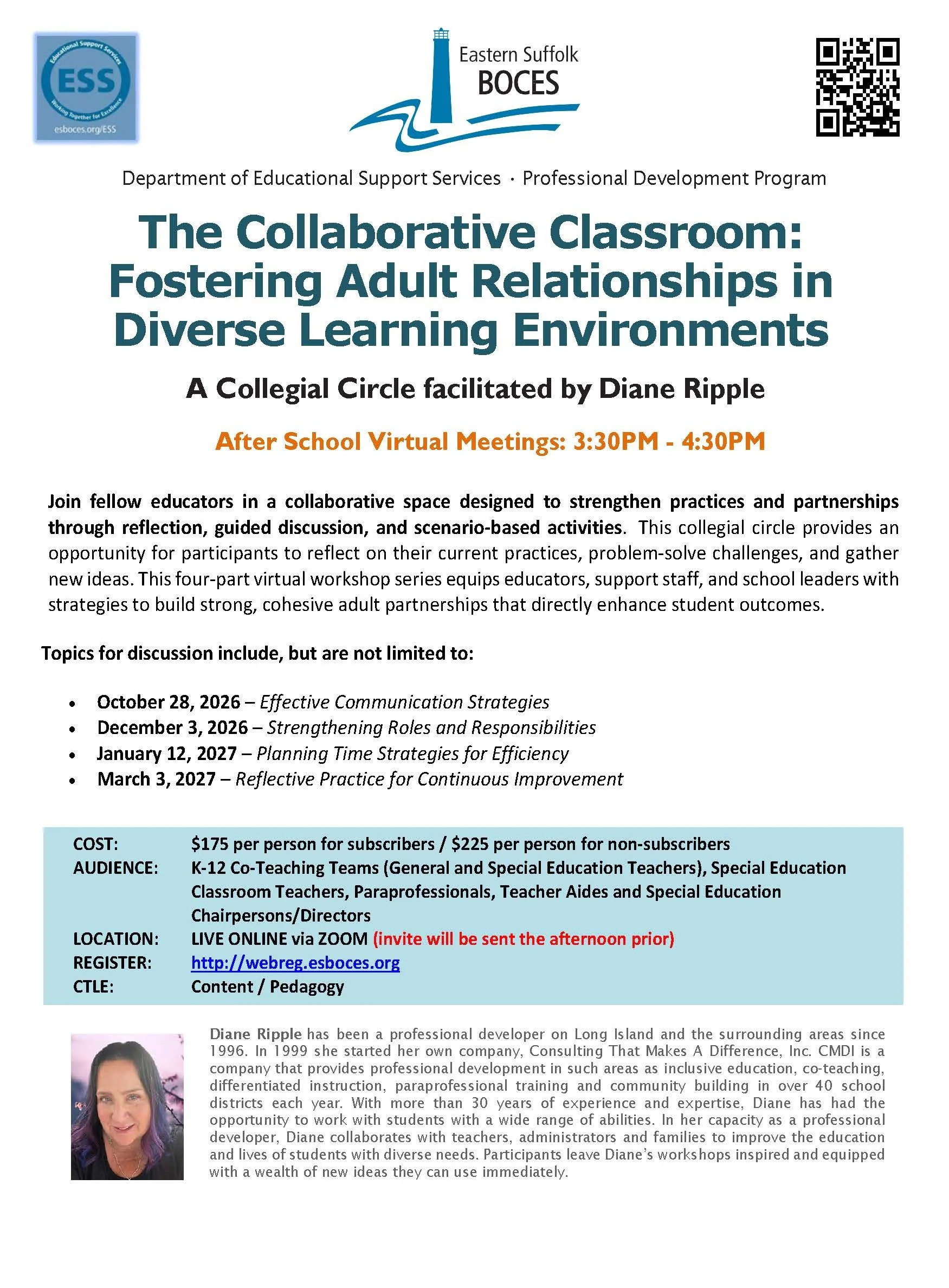 The Collaborative Classroom: Fostering Adult Relationships in Diverse Learning Environments