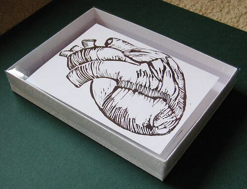 Hand-carved Anatomical Heart