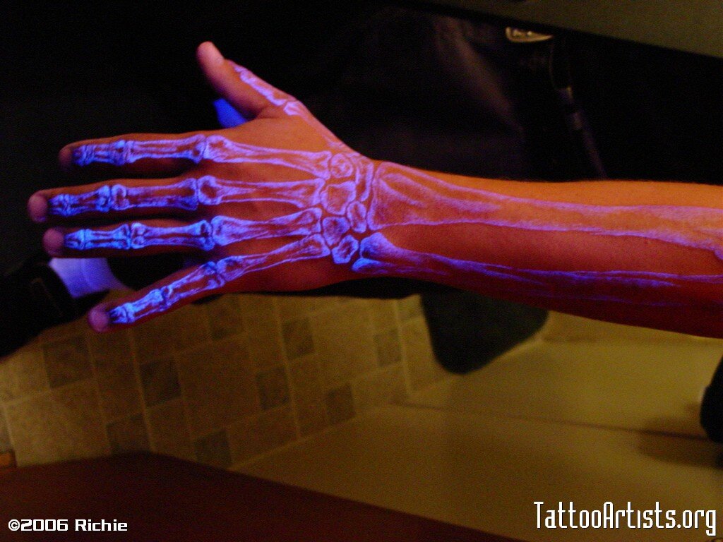 Anatomical UV Tattoos — STREET ANATOMY