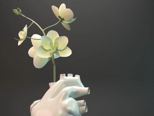 Flower Pump vase by Veneri Design