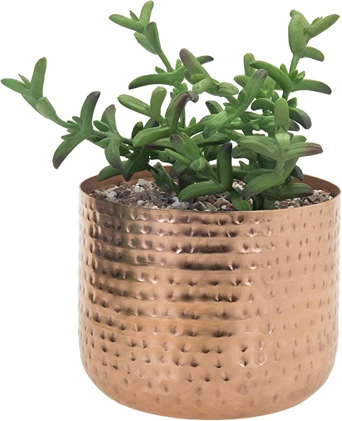 Hammered Copper Planter