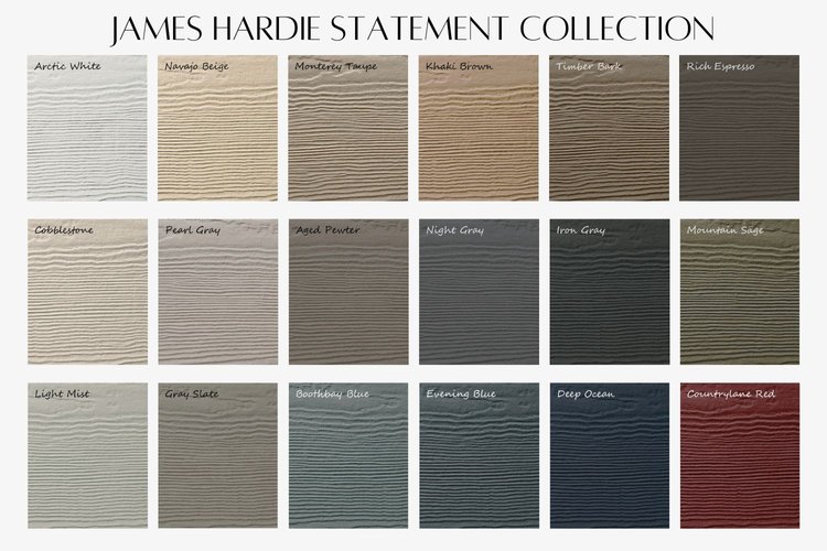 James Hardie Statement Collection Overview & Paint Colour Matches ...