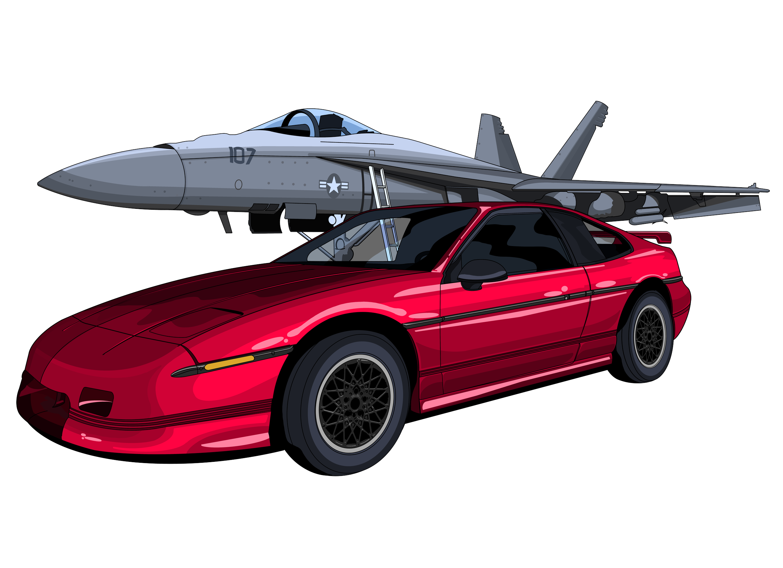 Digital Auto Illustration