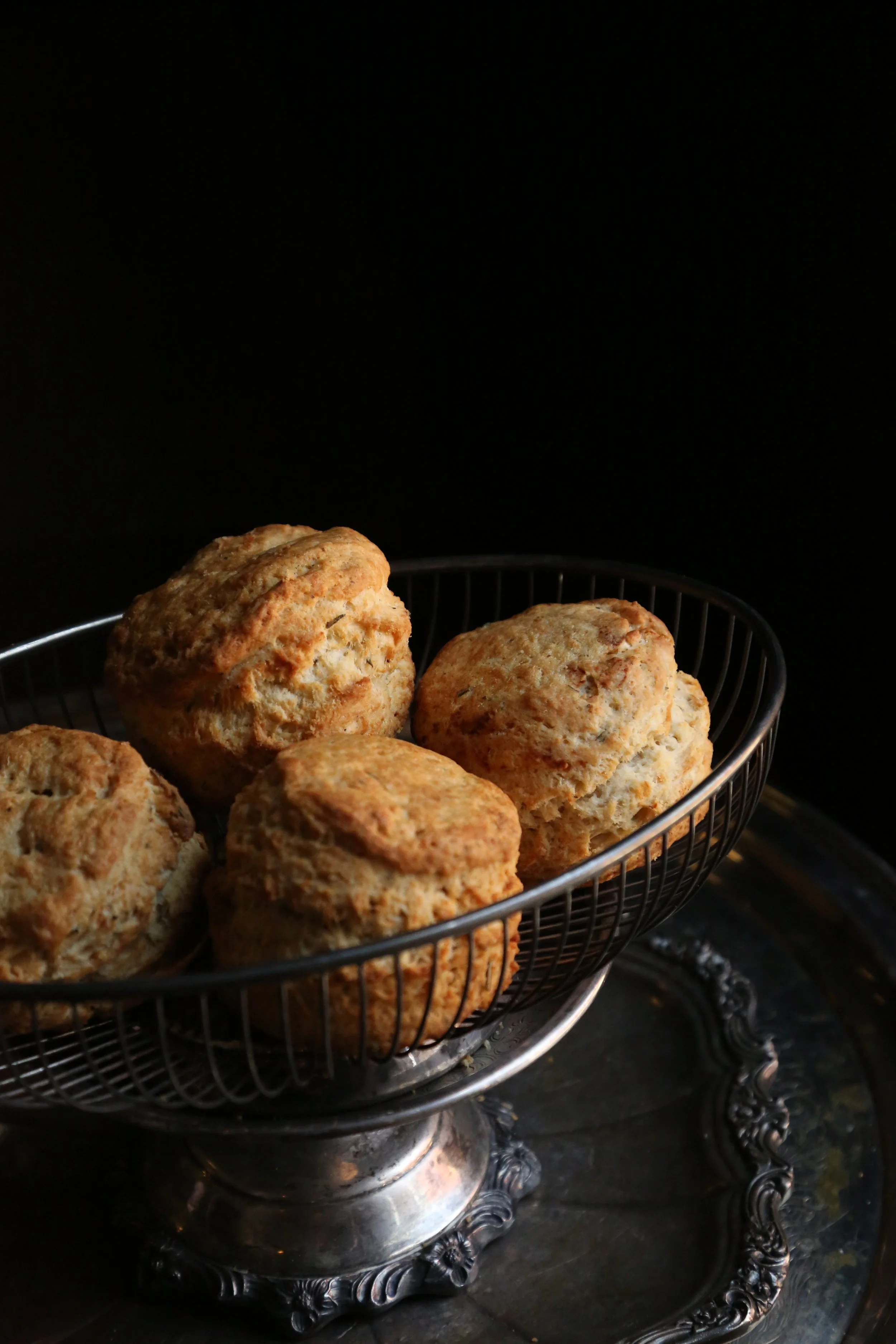 Rosemary Rocksalt Butter Biscuits