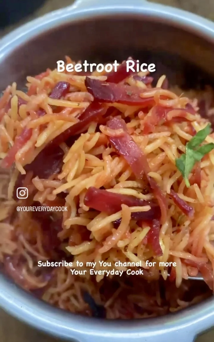 Pulao Rice Bee Beetroot rice /pulao โ Your Everyday Cook