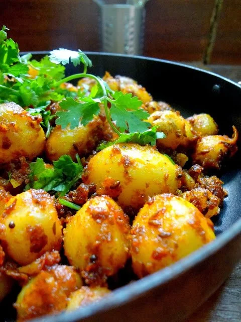 spicy jeera aloo