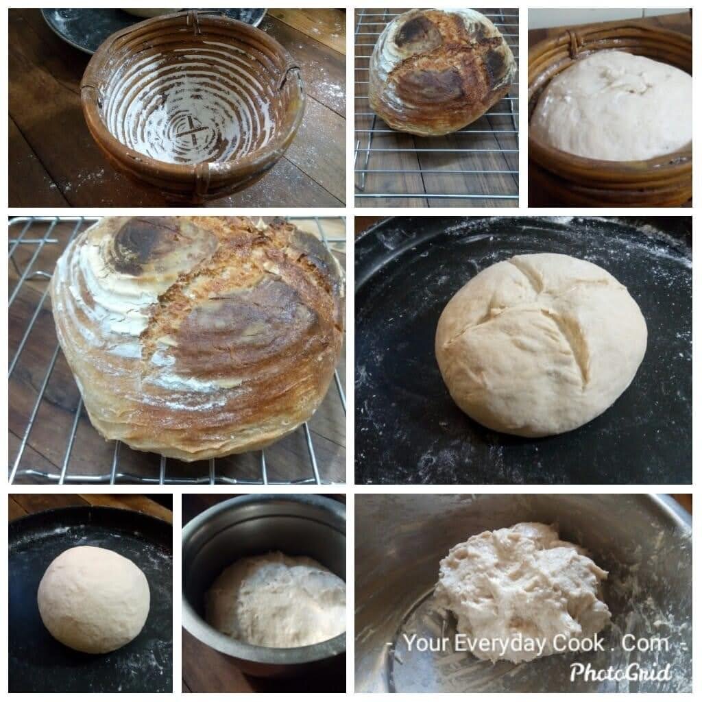 No knead whole wheat artisan bread