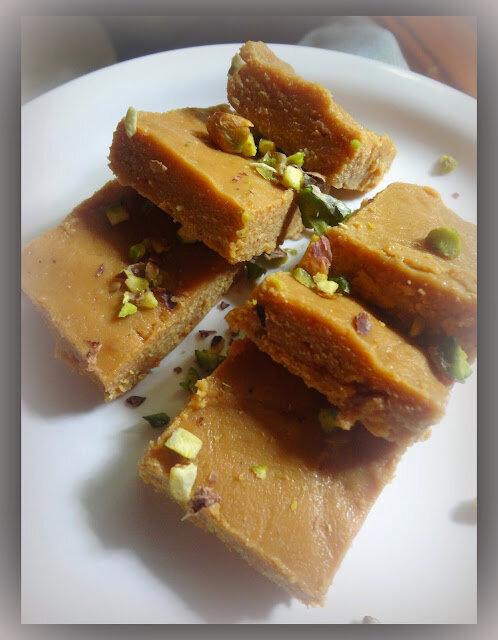 Caramel Milk Barfi