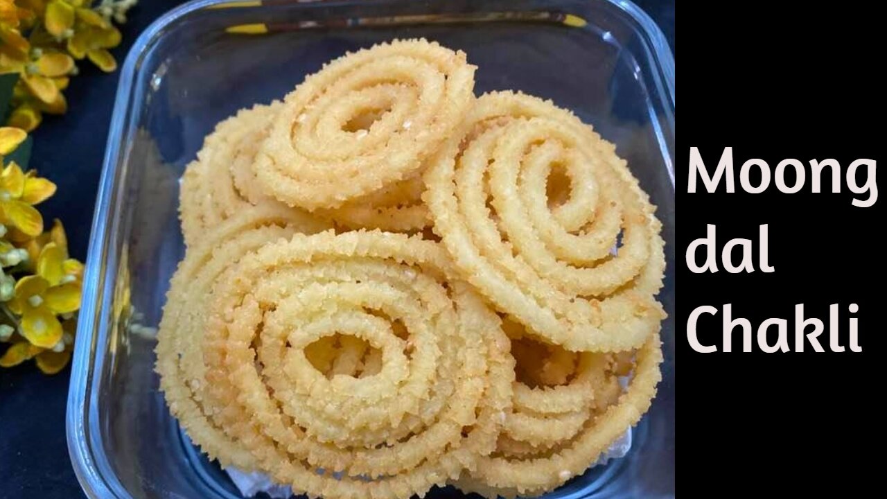 Moong dal murukku