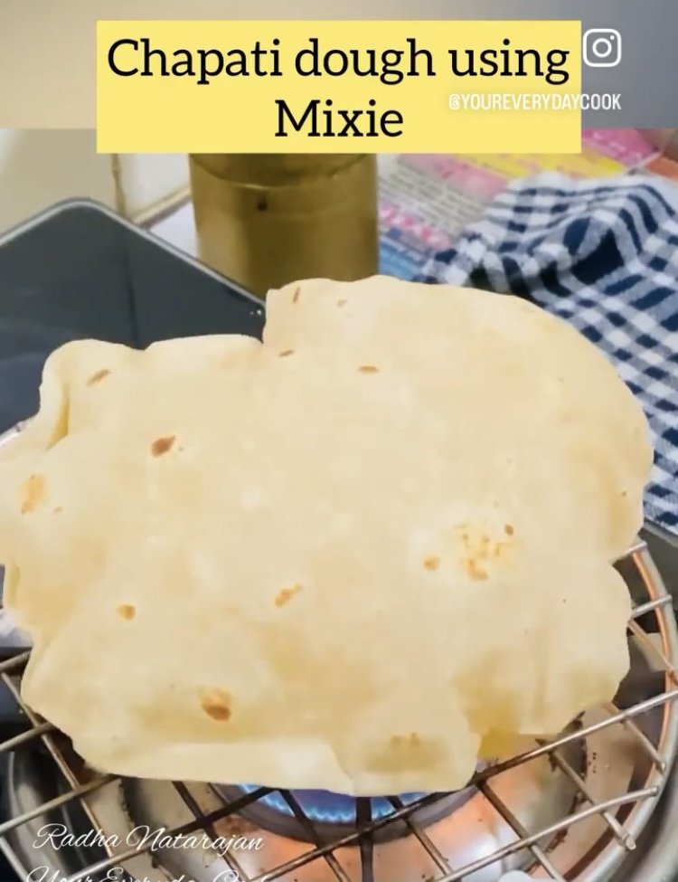 Easy chapati dough