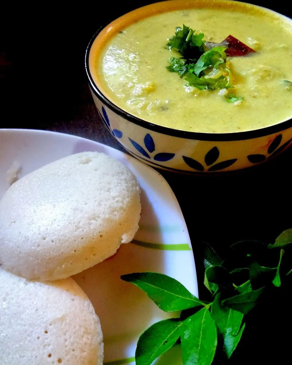 Kumbakonam Kadapa a delicious side dish believed to have evolved as a regional specialty in Kumbakonam due to the influence of the Thanjavur Maratha cuisine, which combines dal and coconut.

While traditionally a breakfast side dish, its versatility 