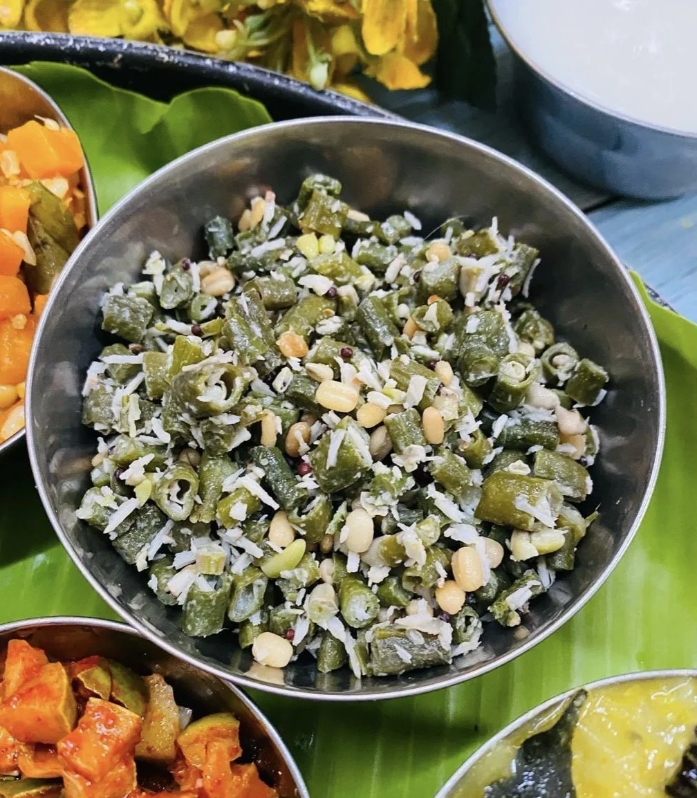 Achinga Mezhukupuratti | Yard long beans stir fry 