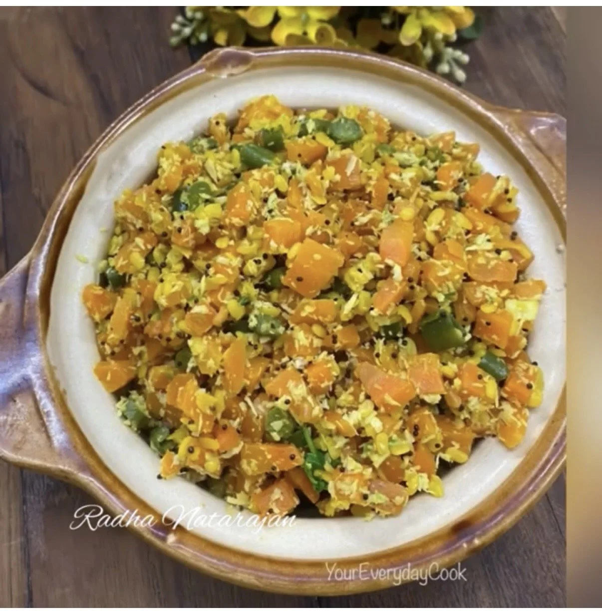 Carrot Beans Thoran 